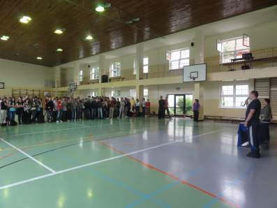 Apel podsumowuj�cy Dzie� Sportu Szkolnego.