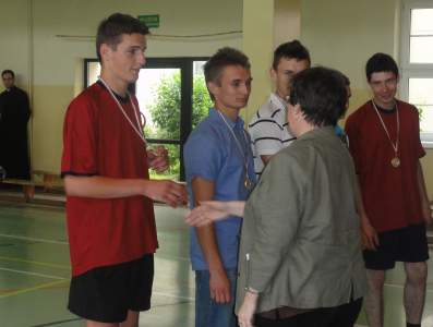 Ceremonia wr�czania medali.