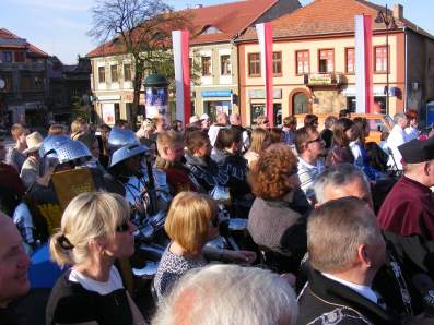 Inscenizacja "Wizyta Kr�la Kazimierza Wielkiego w Bochni".