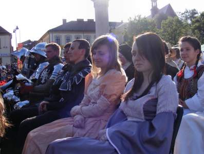 Inscenizacja "Wizyta Kr�la Kazimierza Wielkiego w Bochni".