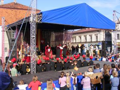 Inscenizacja "Wizyta Kr�la Kazimierza Wielkiego w Bochni".