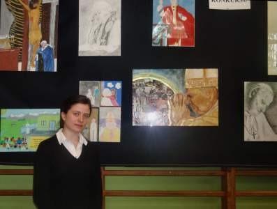 Magda Krawczyk i jej czarno - bia�a praca.