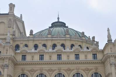 W Teatrze Starym w Krakowie.