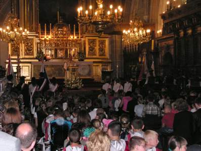 W Katedrze Wawelskiej.