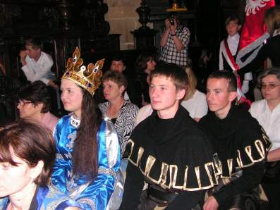 Nasza delegacja w Katedrze Wawelskiej.