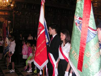 Nasz poczet sztandarowy.