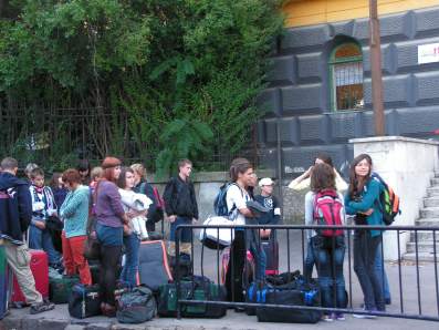 Z wizyt� u w�gierskich przyjaci�.