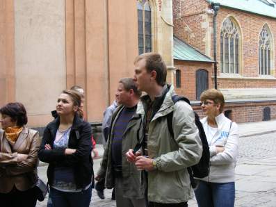 Na wycieczce we Wroc�awiu.