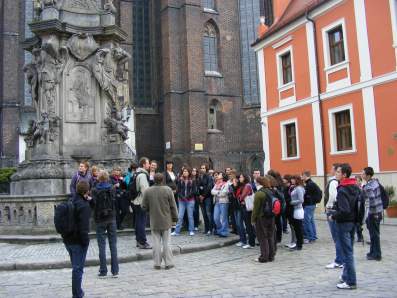 Na wycieczce we Wroc�awiu.