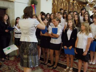 Nabo�e�two w ko�ciele - ch�r szkoly.