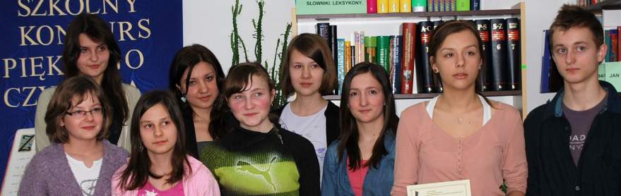 Konkurs Pi�knego Czytania w bibliotece szkolnej.