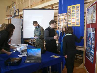 Na Gie�dzie Zawodoznawczej w Bochni.