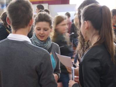 Na Gie�dzie Zawodoznawczej w Bochni.