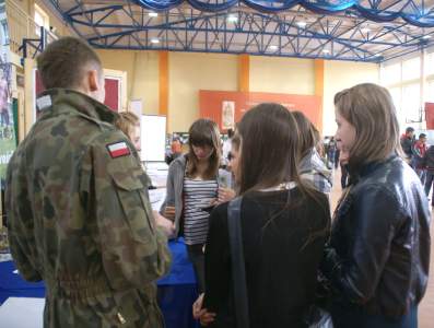 Na Gie�dzie Zawodoznawczej w Bochni.