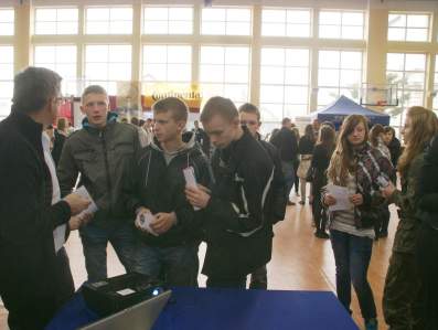 Na Gie�dzie Zawodoznawczej w Bochni.