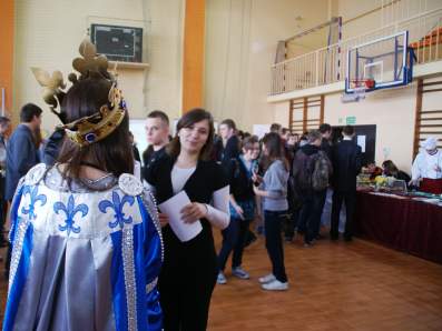 Na Gie�dzie Zawodoznawczej w Bochni.