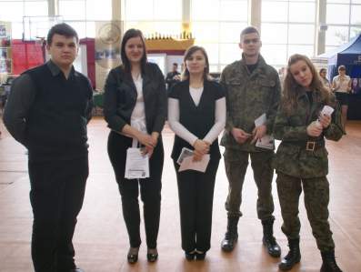 Na Gie�dzie Zawodoznawczej w Bochni.