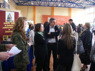 Na Gie�dzie Zawodoznawczej w Bochni.