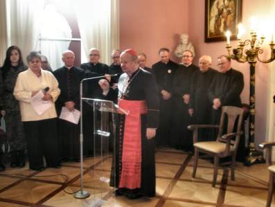 Spotkanie z JE Kardyna�em Stanis�awem Dziwiszem.