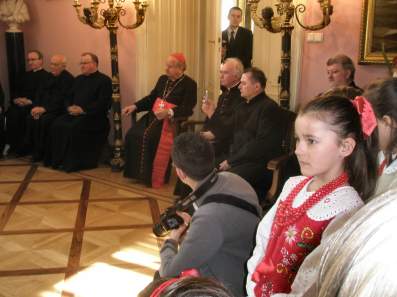 Spotkanie z JE Kardyna�em Stanis�awem Dziwiszem.