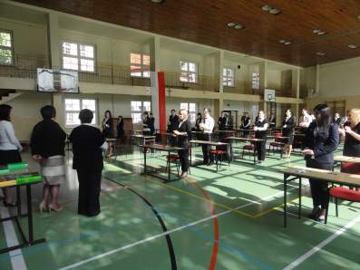 Pierwszy dzie� matury 2011 w LO w �egocinie - 04.05.2011 r..