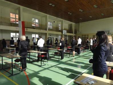 Pierwszy dzie� matury 2011 w LO w �egocinie - 04.05.2011 r..