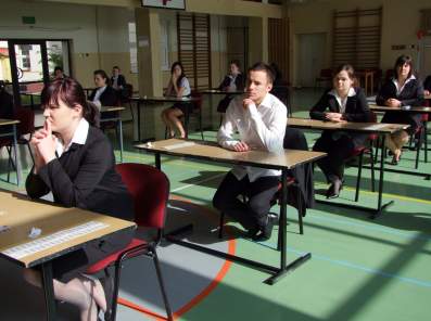 Pierwszy dzie� matury 2011 w LO w �egocinie - 04.05.2011 r..