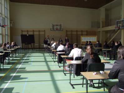 Pierwszy dzie� matury 2011 w LO w �egocinie - 04.05.2011 r..