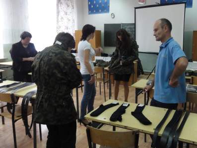 Mundurowanie klasy stra�y granicznej.