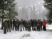 Klasa LO Stra�y Granicznej na obozie w Tatrach.