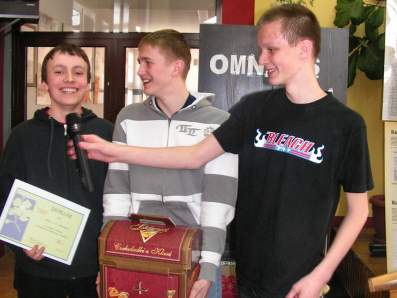 Najlepsza dru�yna uczni�w - klasa III B.