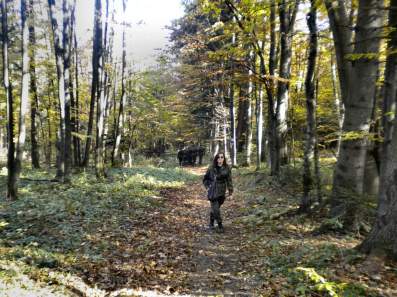 Klasa Stra�y Granicznej LO w �egocinie na wycieczce w Barwinku.