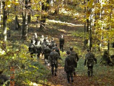 Klasa Stra�y Granicznej LO w �egocinie na wycieczce w Barwinku.