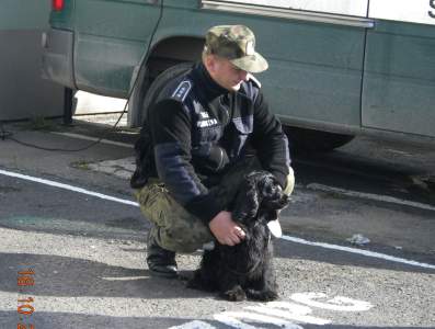 Klasa Stra�y Granicznej LO w �egocinie na wycieczce w Barwinku.