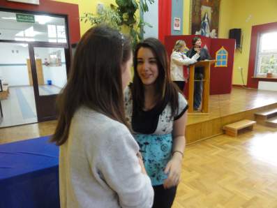 Pierwszy dzie� pobytu m�odzie�y w�gierskiej w �egocinie.