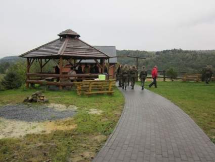 W drodze do gospodarstwa agroturystycznego.