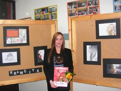 Beata Krawczyk i jej rysunki.