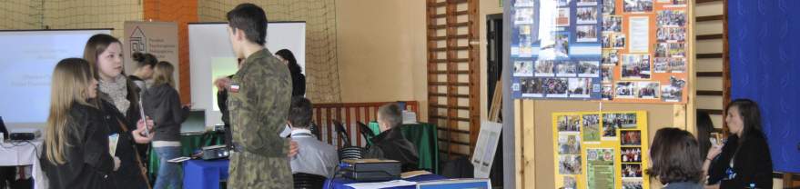 Nasze stoisko na Gie�dzie Zawodoznawczej w Bochni.