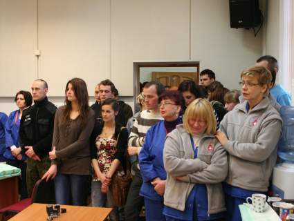 Akcja Krwiodawstwa w KOSG w Nowym S�czu.