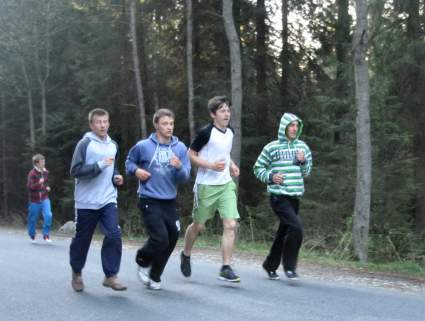 Na obozie szkoleniowo - kondycyjnym w Tatrach.