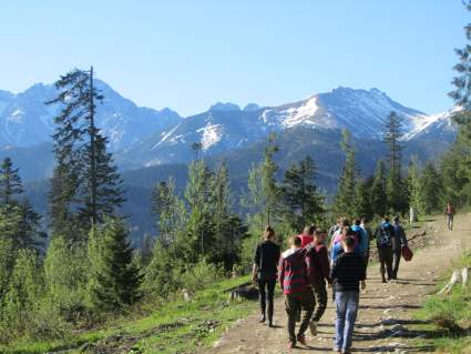 Na obozie szkoleniowo - kondycyjnym w Tatrach.