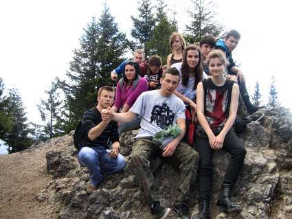 Na obozie szkoleniowo - kondycyjnym w Tatrach.