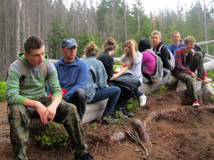 Na obozie szkoleniowo - kondycyjnym w Tatrach.