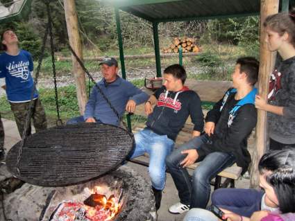 Na obozie szkoleniowo - kondycyjnym w Tatrach.