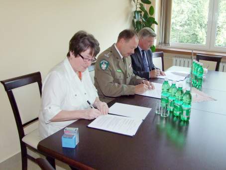  Podpisanie porozumienia w sprawie Klasy Stra�y Granicznej - 30.08.2012 r.