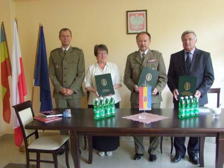  Podpisanie porozumienia w sprawie Klasy Stra�y Granicznej - 30.08.2012 r.