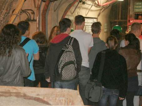 W Kopalni Soli w Bochni.