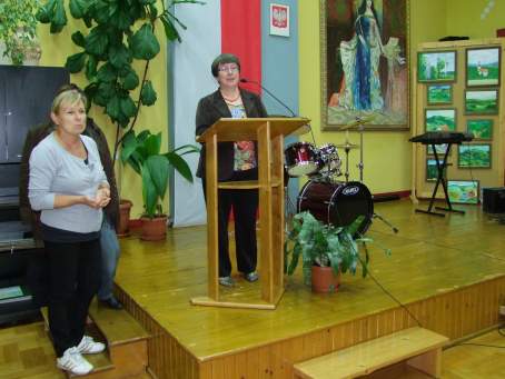 Powitanie go�ci przez Pani� Dyrektor.