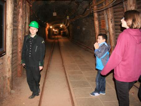 W Kopalni Soli w Bochni.