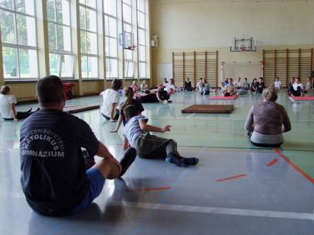 Wsp�lne zaj�cia w szkole.